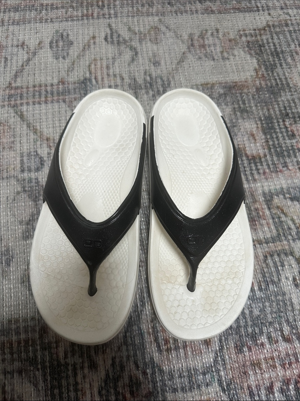 Orthotic Spenco Fusion 2 Pearl Black Women's Flip Flops Size 9